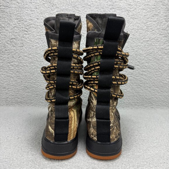 Nike Air Force 1 High Mens 9.5 Shoes Black Camo SF Realtree Zip 2019 Sneakers - Picture 5 of 12
